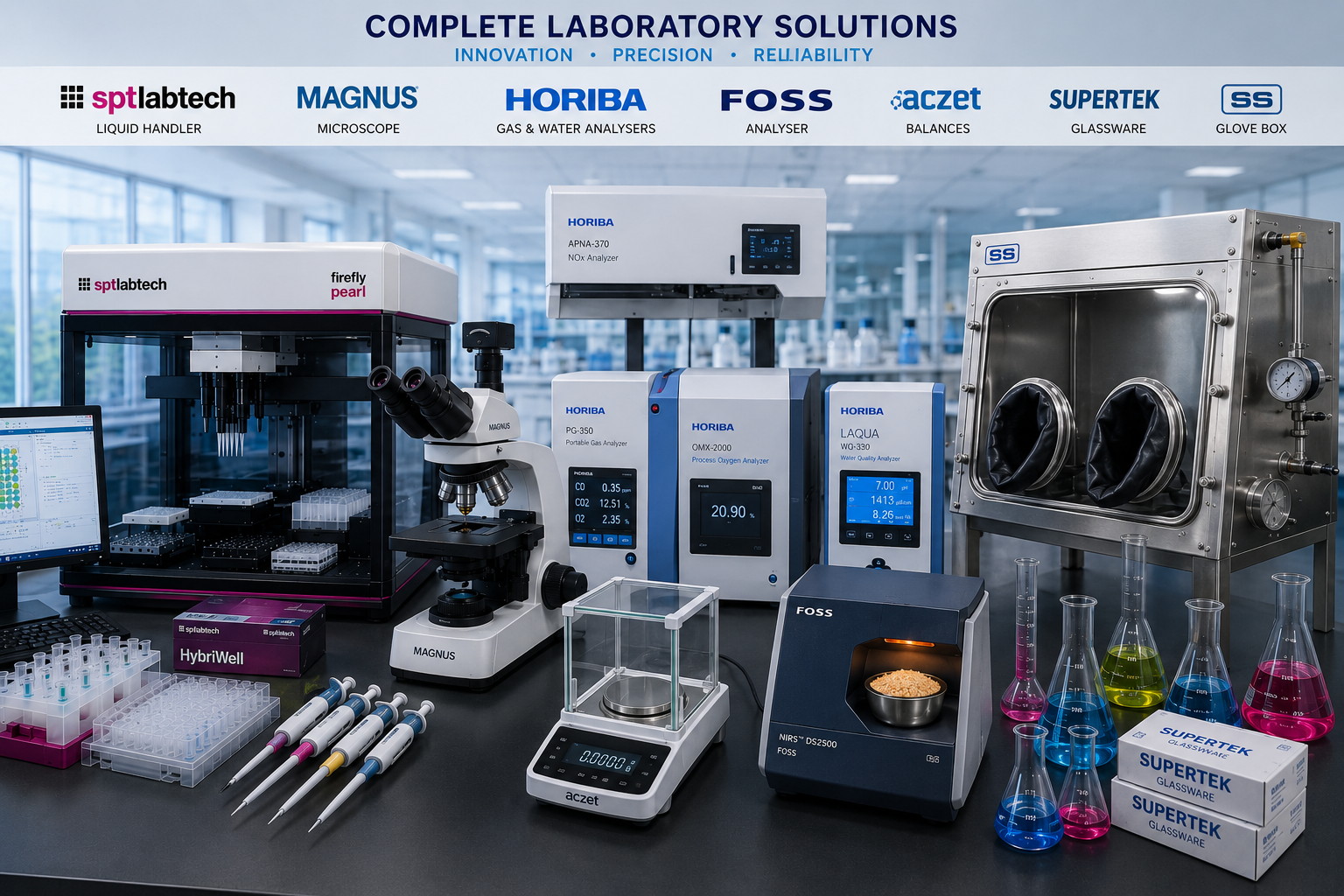 AI-powered robotic laboratory — Global Leader in Laboratory Solutions